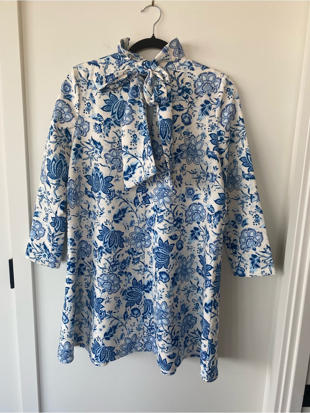 Tuckernuck Blue and White Floral Mini Dress - Picture 4 of 5